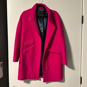 Jcrew Italian stadium cloth cocoon coat